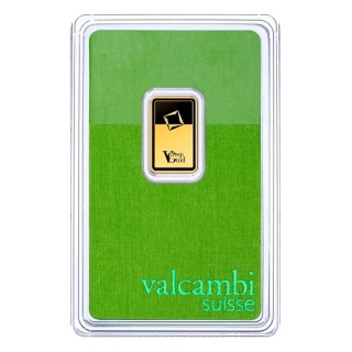 2.5 g Gold Bar | Valcambi | Green Gold
