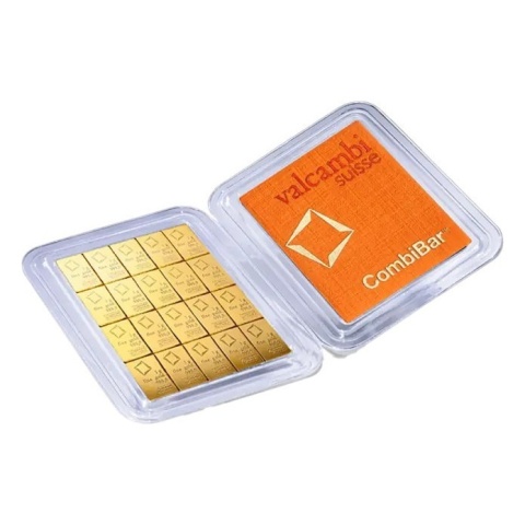 20 x 1 g CombiBar Gold Bar | Valcambi – obverse