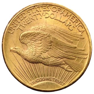 20 Dollars Double Eagle "Saint-Gaudens" Gold Coin | 1907 - 1933