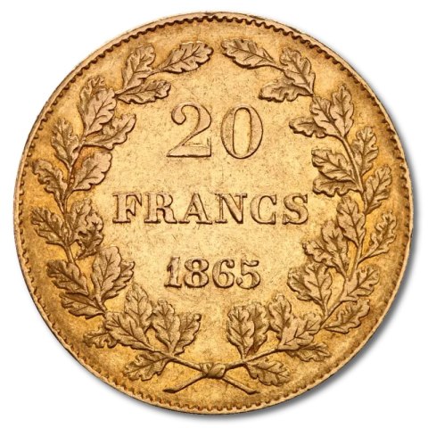 20 Francs Belgium Leopold I Gold Coin | 1831-1865