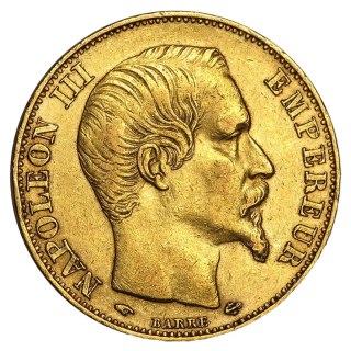 20 Francs Napoleon III Bonaparte Gold Coin | Mixed Years