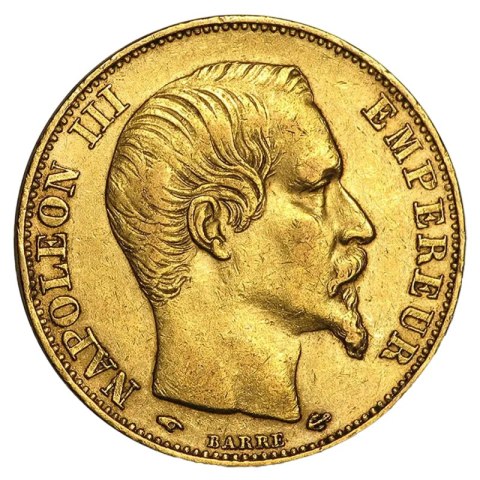 20 Francs Napoleon III Bonaparte Gold Coin | Mixed Years