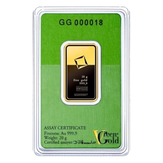 20 g Gold Bar | Valcambi | Green Gold
