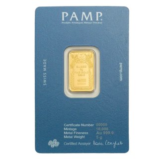5 g The Nativity Gold Bar | PAMP