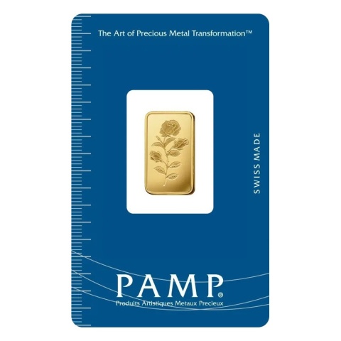 5 g Rosa Gold Bar | PAMP Suisse – obverse