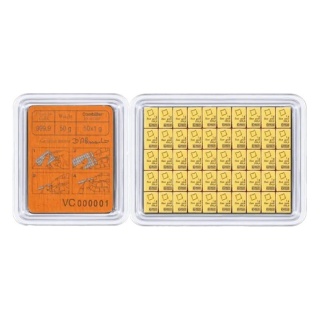 50 x 1 g CombiBar Gold Bar | Valcambi