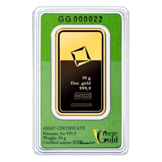 50 g Gold Bar Valcambi | Green Gold