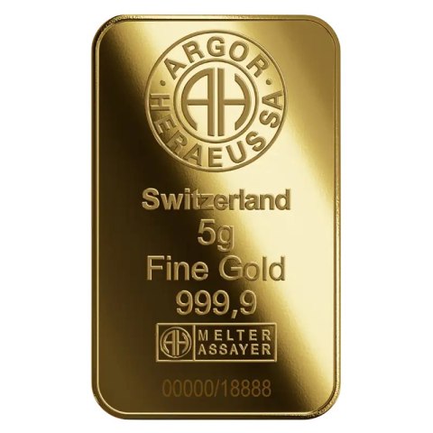 5 g Year of the Goat Gold Bar 2027 | Argor-Heraeus