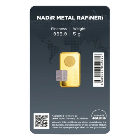 5 g Gold Bar | Nadir | LBMA