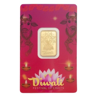 5 g Gold Bar | PAMP | Diwali Lakshmi & Sacred Cow