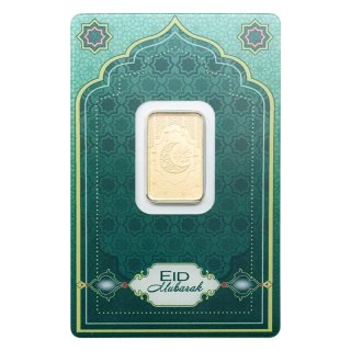 5 g Eid Mubarak Gold Bar | PAMP Suisse
