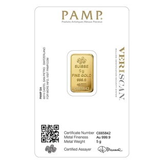 5 g Gold Bar | PAMP Fortuna