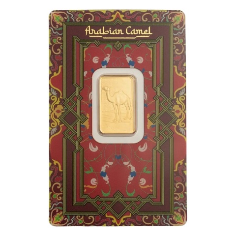 5 g Arabian Camel Gold Pendant Bar | PAMP Suisse