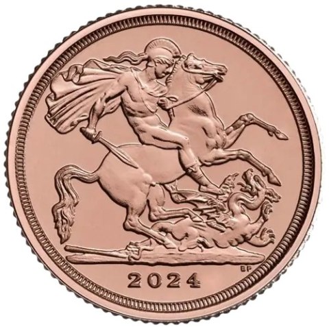 Quarter Sovereign Charles III Gold Coin | 2024