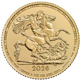 Half Sovereign Charles III Gold Coin | 2026