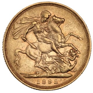 Sovereign Queen Victoria Jubilee Gold Coin | 1887 - 1893