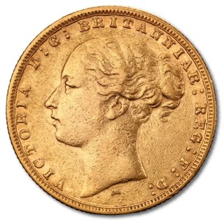 Sovereign Queen Victoria "Young Head" Gold Coin | 1838 - 1887