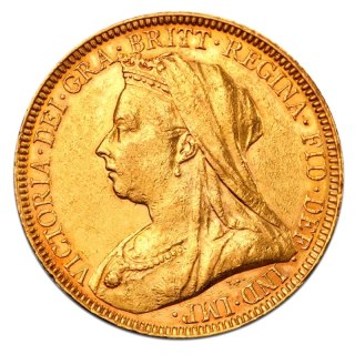Sovereign Queen Victoria "Old Head" Gold Coin | 1893 - 1901