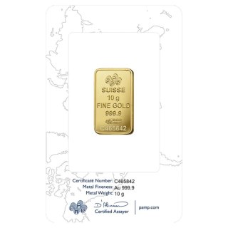 10 g Rosa Gold Bar | PAMP Suisse