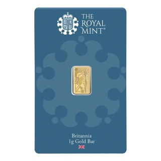 1 g Britannia Gold Bar | The Royal Mint