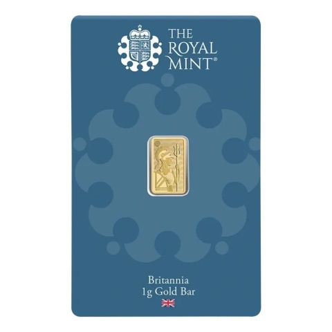 1 g Britannia Gold Bar | The Royal Mint
