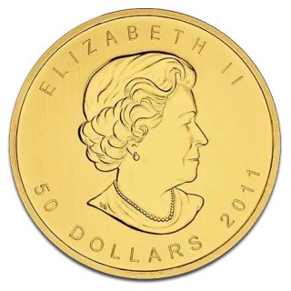1 oz Maple Leaf Gold Coin | Mixed Years | Second Grade